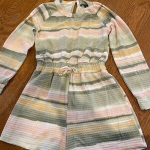 Trixxi Pastel Striped Kids Romper